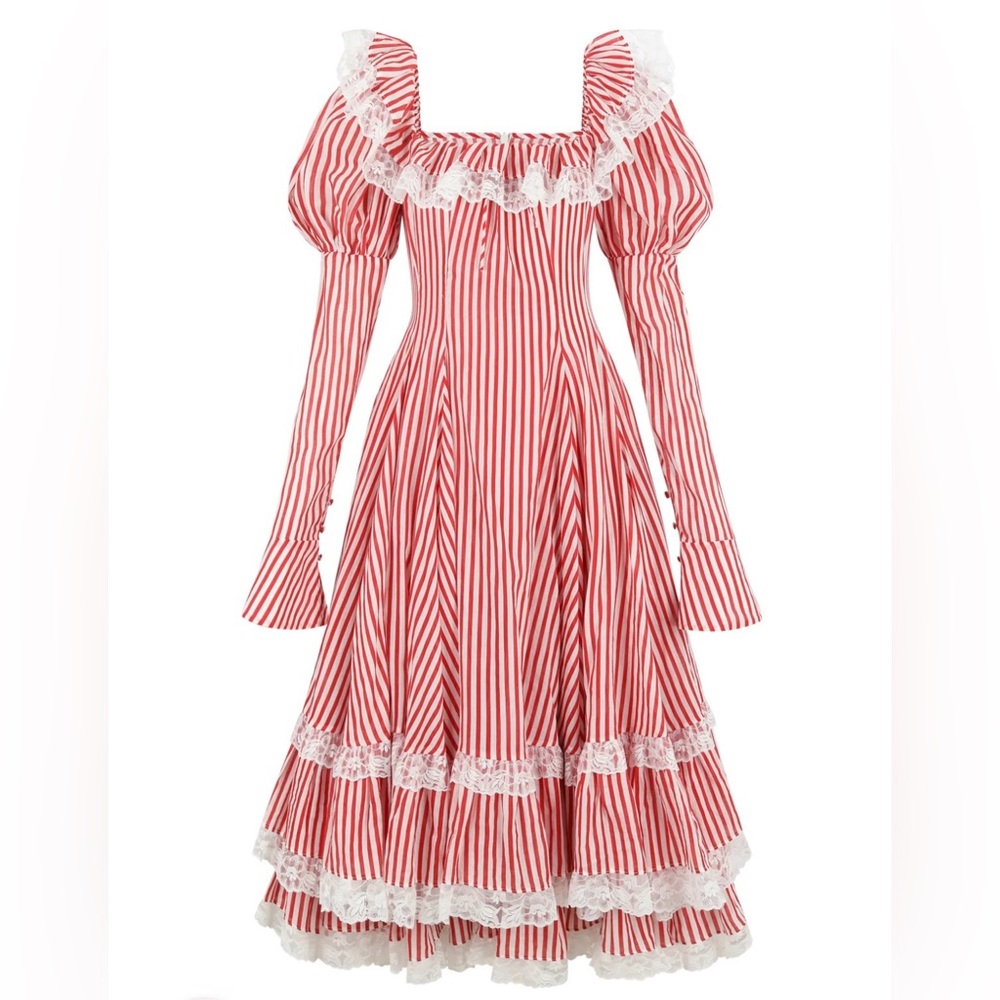 Selkie Candy Stripe Dollhouse Dress XXL